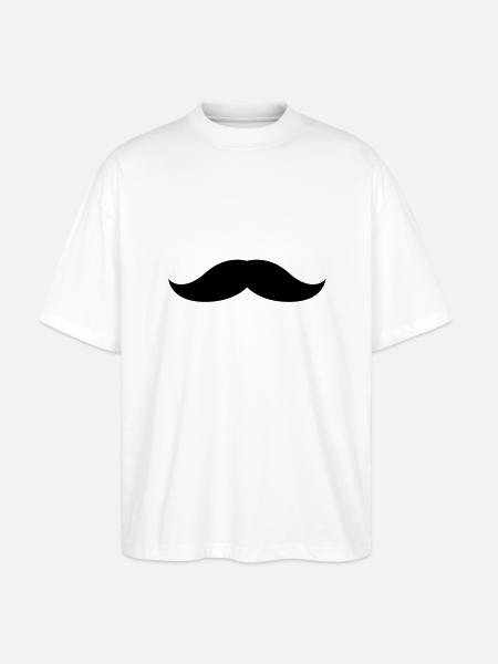 Moustache 4 - T-shirt bio Blaster 2.0 coupe oversize Stanley/Stella Unisexe - blanc