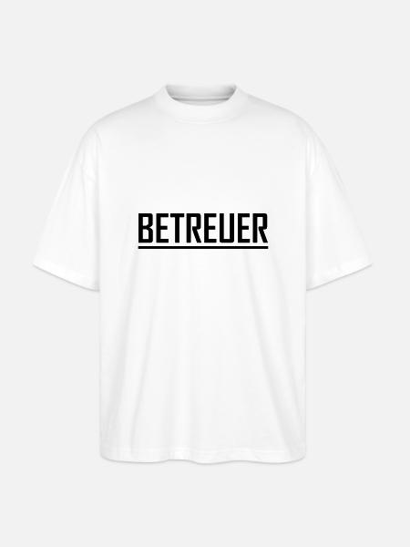 Betreuer - Stanley/Stella Oversized Unisex Bio T-Shirt Blaster 2.0 - Weiß