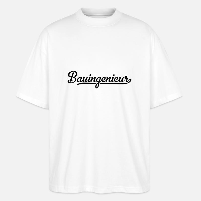 Civil engineer - Stanley/Stella Oversized Unisex Organic T-shirt Blaster 2.0 - white