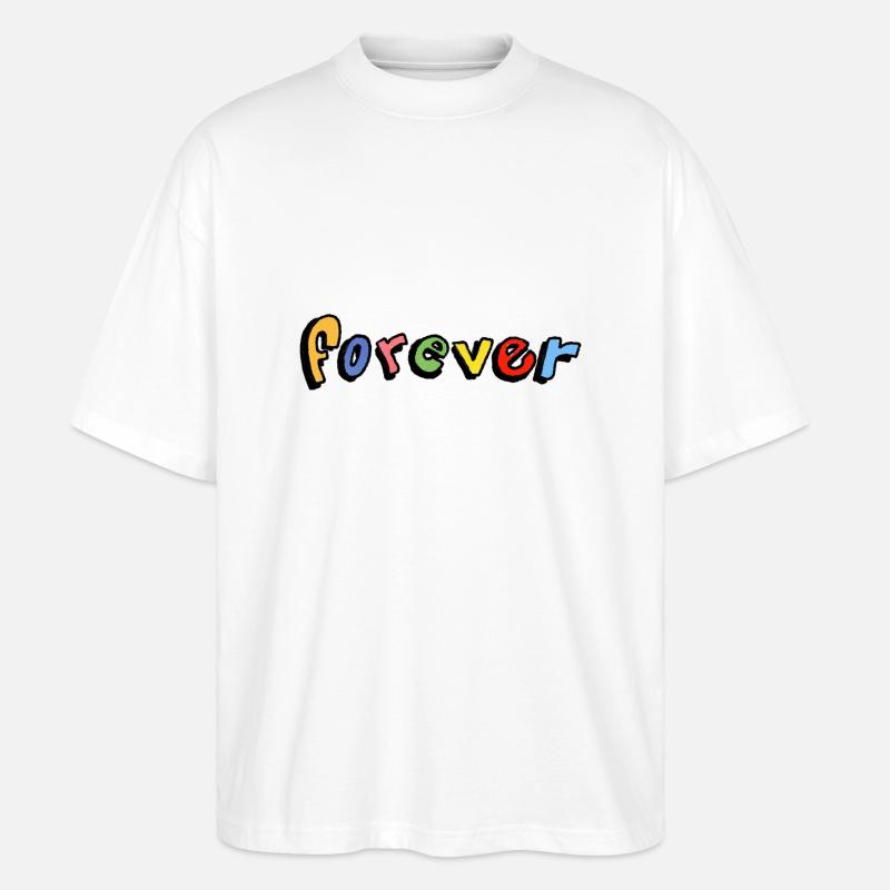 Forever - Stanley/Stella Oversized Unisex Bio T-Shirt Blaster 2.0 - Weiß