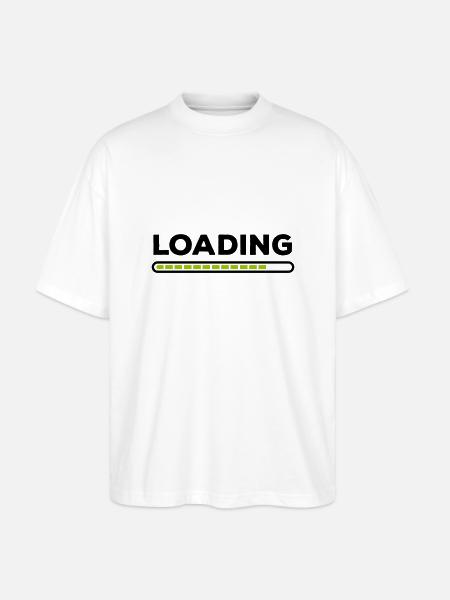 Loading - Stanley/Stella Oversized Unisex Organic T-shirt Blaster 2.0 - white