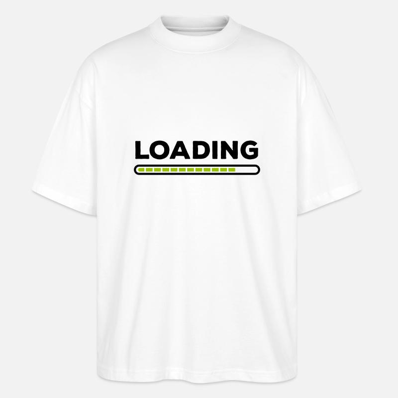 Loading - Stanley/Stella Oversized Unisex Organic T-shirt Blaster 2.0 - white