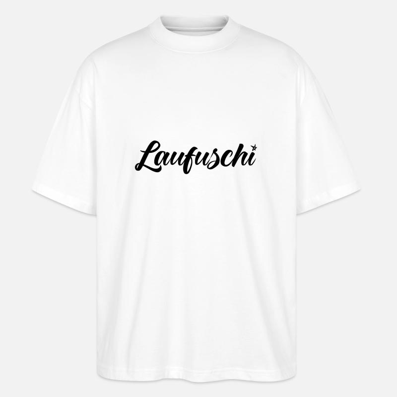Laufuschi - Stanley/Stella Oversized Unisex Bio T-Shirt Blaster 2.0 - Weiß
