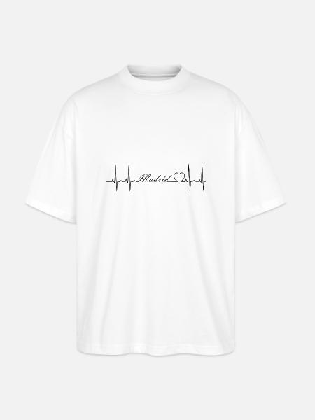 Madrid - Stanley/Stella Oversized Unisex Bio T-Shirt Blaster 2.0 - Weiß