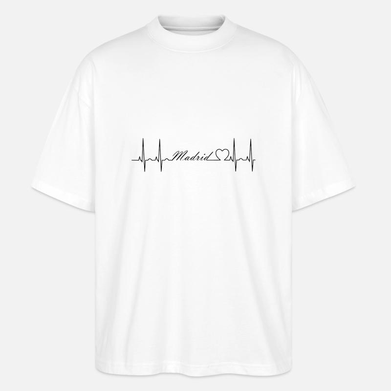 Madrid - Stanley/Stella Oversized Unisex Bio T-Shirt Blaster 2.0 - Weiß