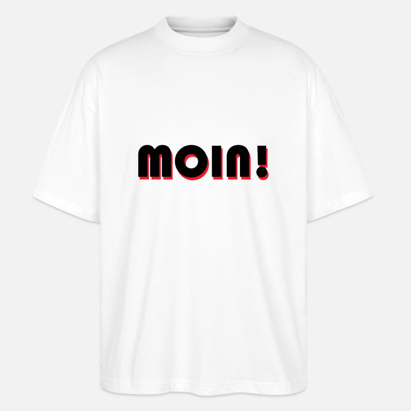 Moin - Stanley/Stella Oversized Unisex Bio T-Shirt Blaster 2.0 - Weiß
