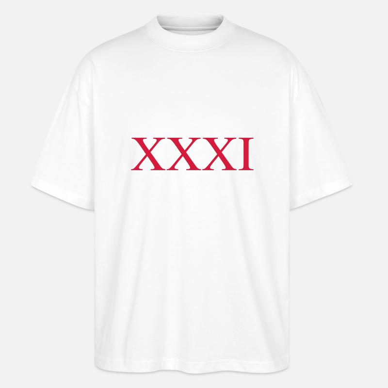 31 - Stanley/Stella Oversized Unisex Bio T-Shirt Blaster 2.0 - Weiß