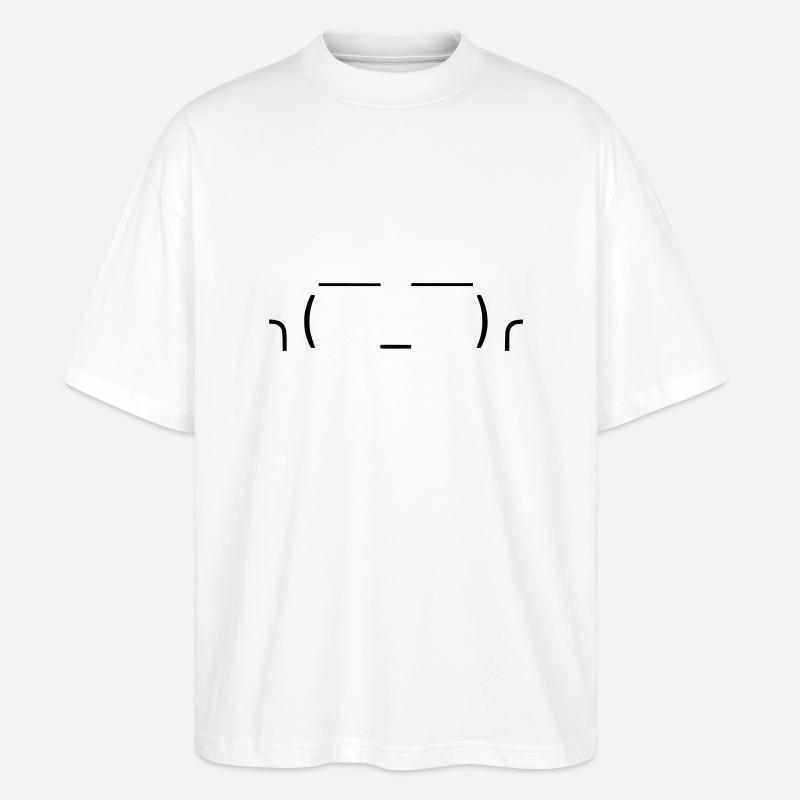 Lass es einfach laufen! 🤷‍♂️ - Stanley/Stella Oversized Unisex Bio T-Shirt Blaster 2.0 - Weiß