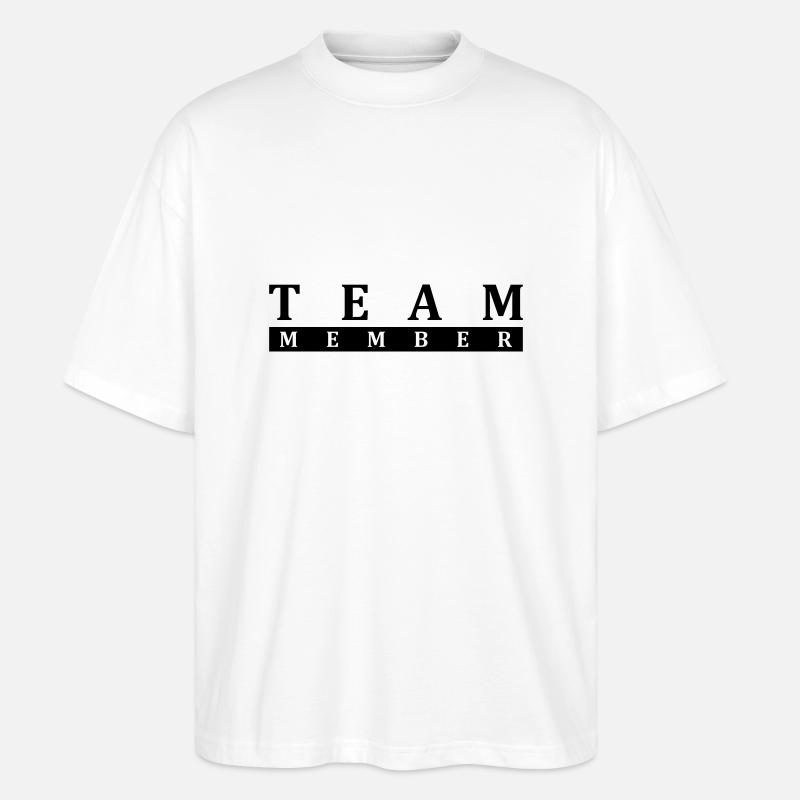 Membre de l’équipe 2 - T-shirt bio Blaster 2.0 coupe oversize Stanley/Stella Unisexe - blanc