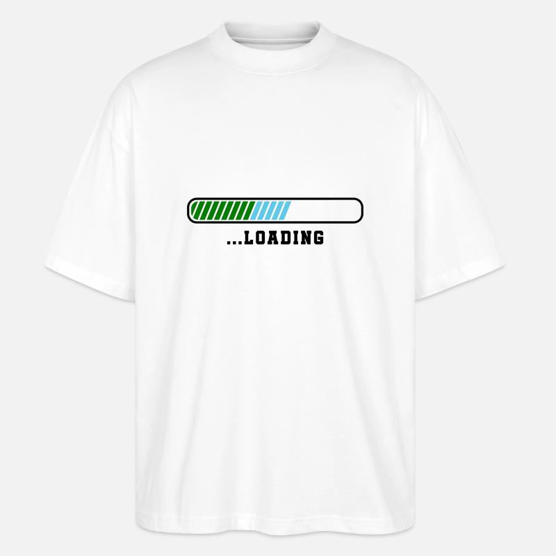 Loading - Stanley/Stella Oversized Unisex Organic T-shirt Blaster 2.0 - white