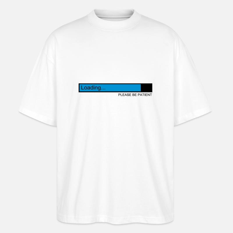loading / ladebalken / pc / download - Stanley/Stella Oversized Unisex Bio T-Shirt Blaster 2.0 - Weiß