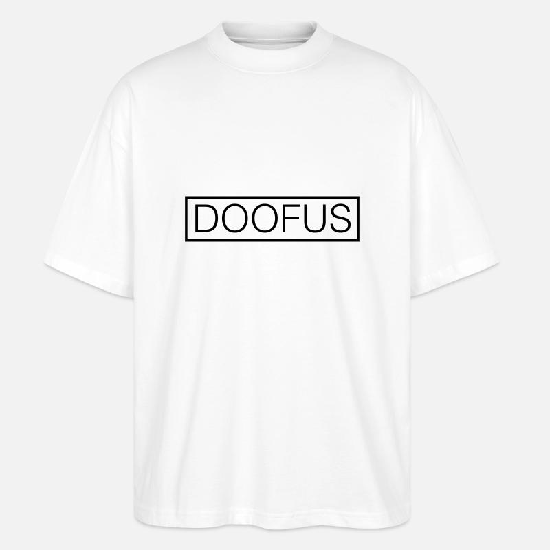 Doofus - Stanley/Stella Oversized Unisex Bio T-Shirt Blaster 2.0 - Weiß