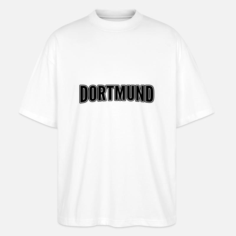 Dortmund - Stanley/Stella Oversized Unisex Bio T-Shirt Blaster 2.0 - Weiß