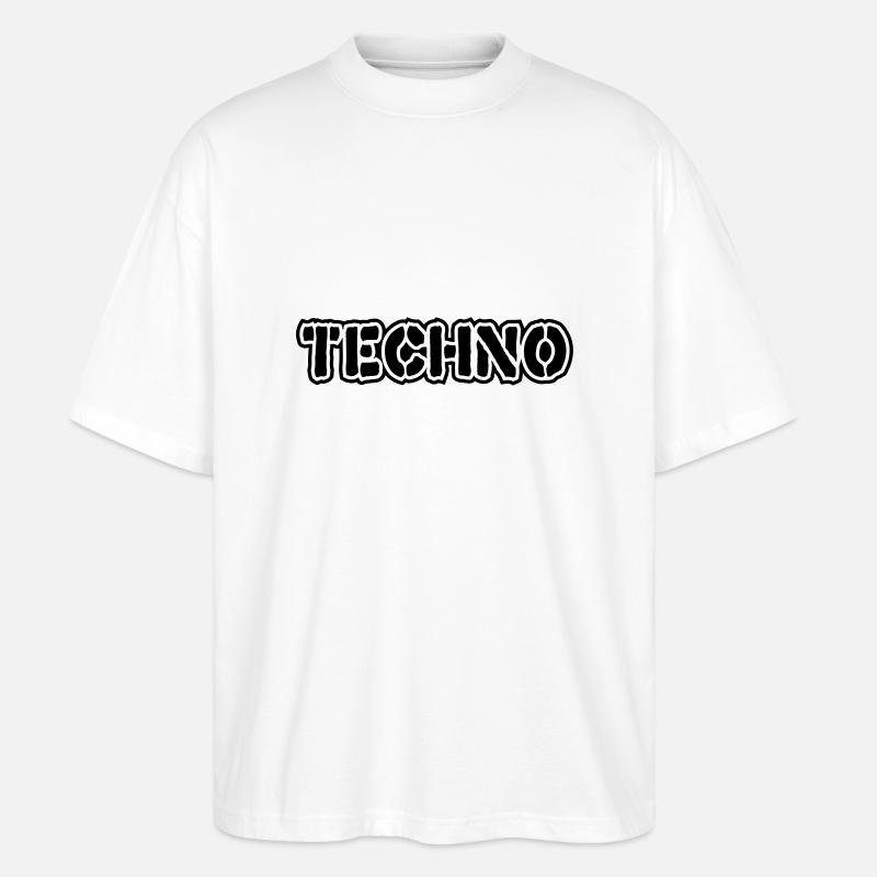 Techno__V009 - T-shirt bio Blaster 2.0 coupe oversize Stanley/Stella Unisexe - blanc