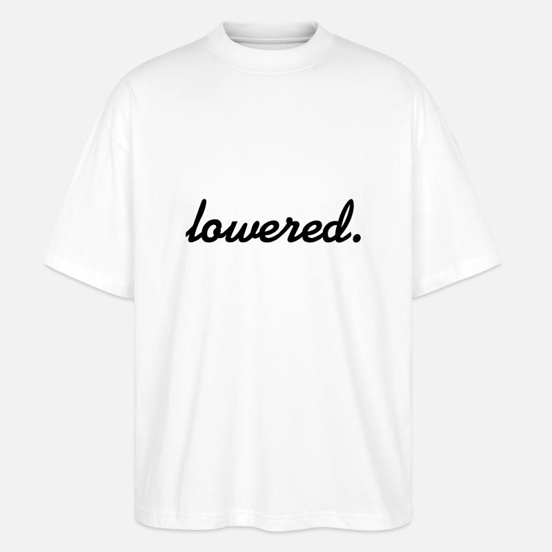 lowered. - Stanley/Stella Oversized Unisex Bio T-Shirt Blaster 2.0 - Weiß