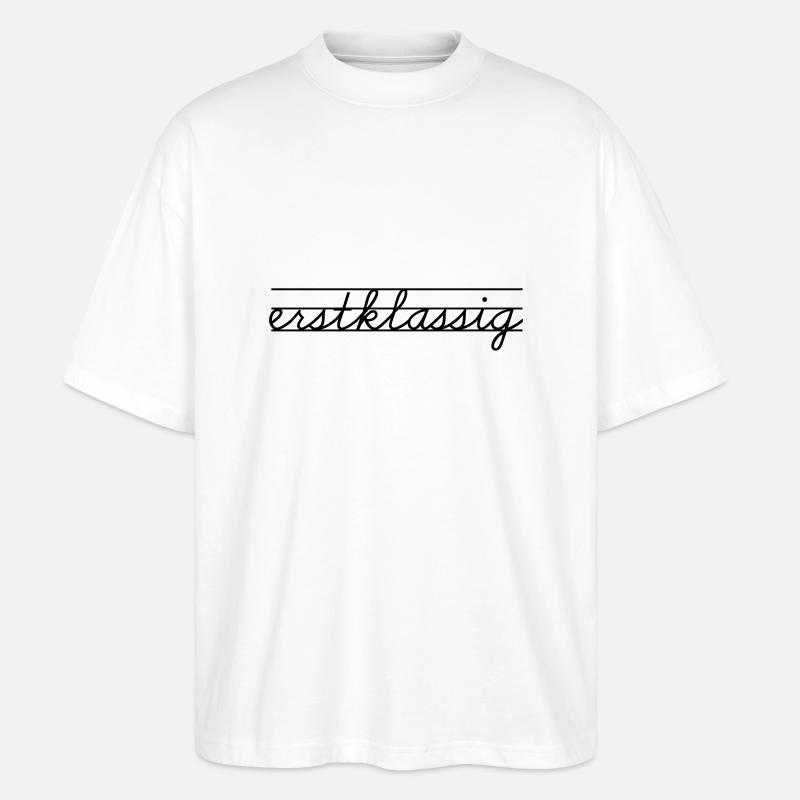 erstklassig - Stanley/Stella Oversized Unisex Bio T-Shirt Blaster 2.0 - Weiß