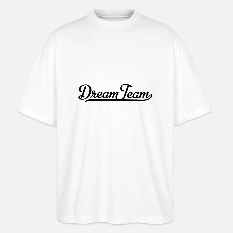 Dream Team - Stanley/Stella Oversized Unisex Bio T-Shirt Blaster 2.0 - Weiß