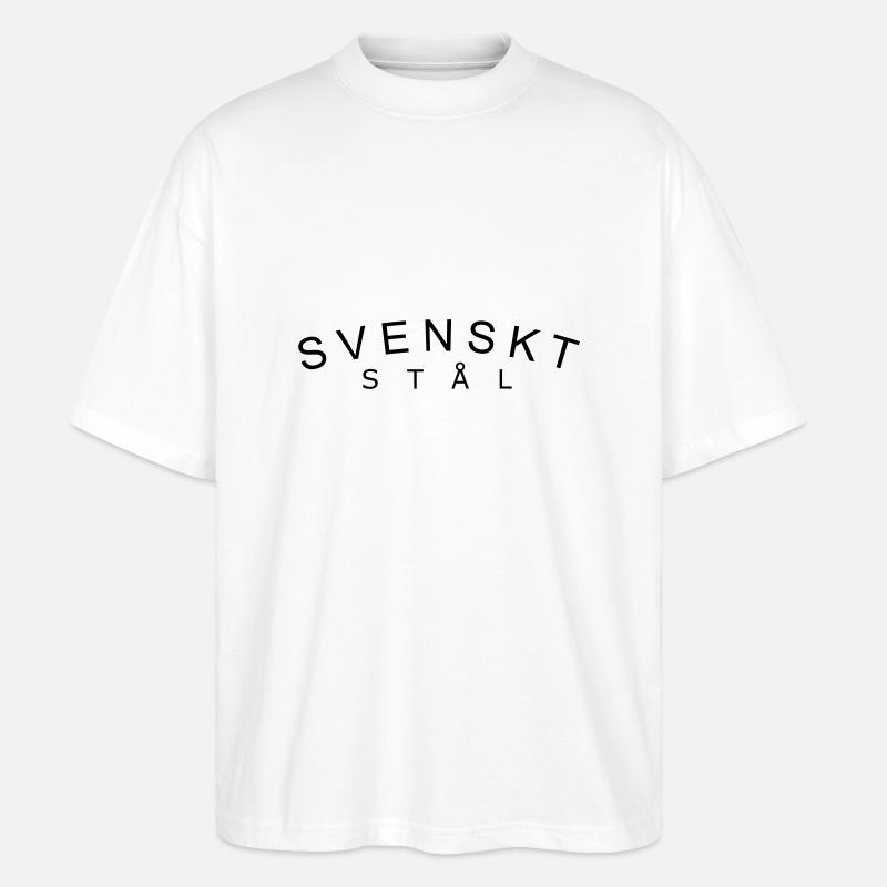 Schwedischer Stahl - Stanley/Stella Oversized Unisex Bio T-Shirt Blaster 2.0 - Weiß