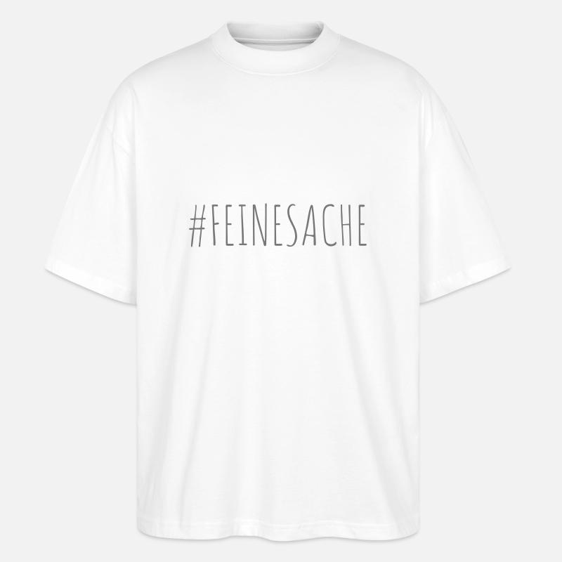 #FEINESACHE Design & Geschenkidee - Stanley/Stella Oversized Unisex Bio T-Shirt Blaster 2.0 - Weiß