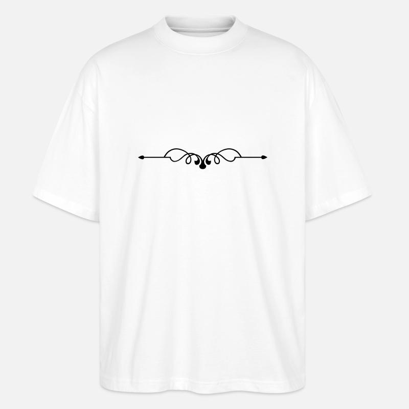 Ornament symbol - Stanley/Stella Oversized Unisex Bio T-Shirt Blaster 2.0 - Weiß