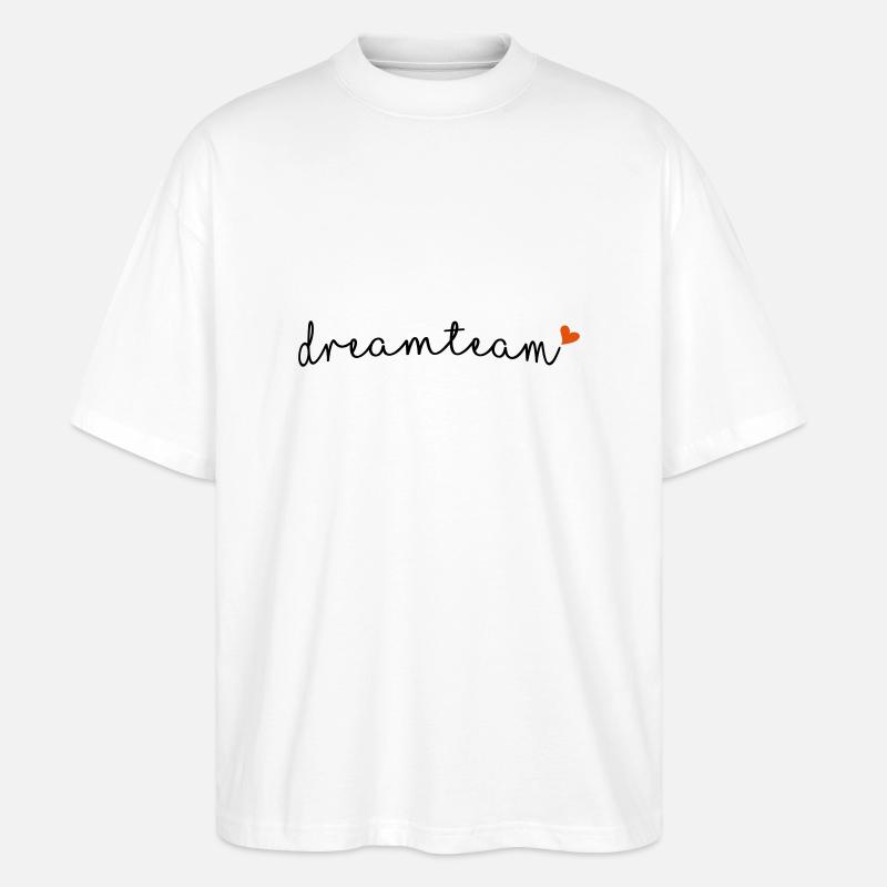 équipe de rêve - T-shirt bio Blaster 2.0 coupe oversize Stanley/Stella Unisexe - blanc