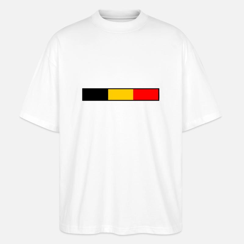 Belgien - Stanley/Stella Oversized Unisex Bio T-Shirt Blaster 2.0 - Weiß