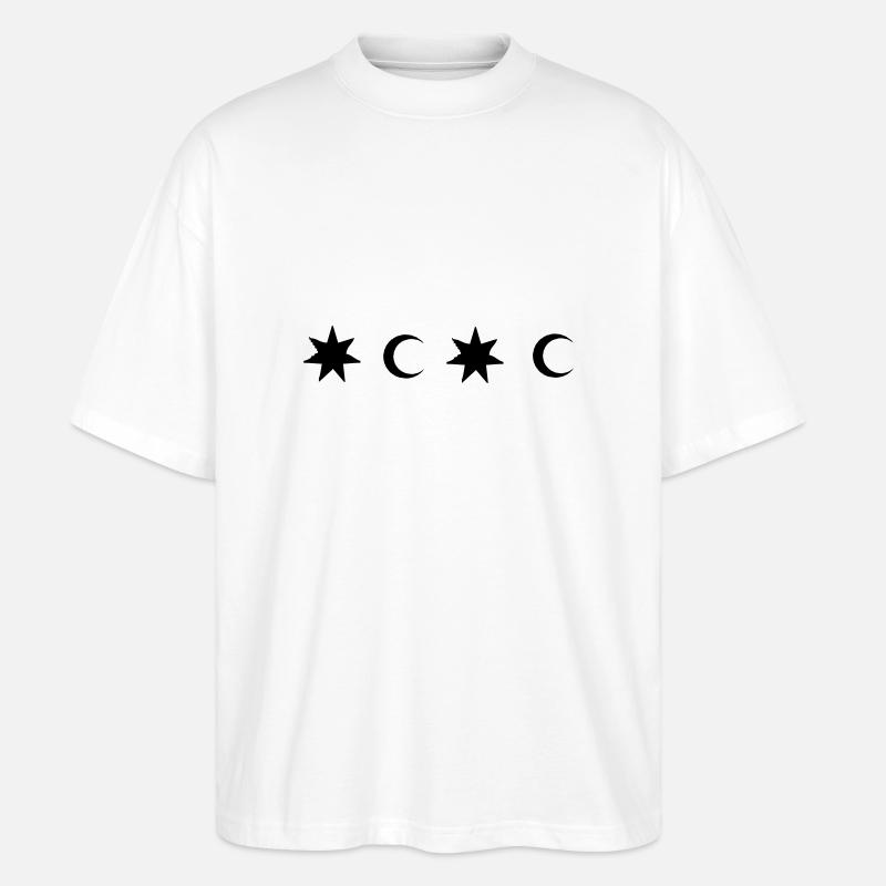 elemente - Stanley/Stella Oversized Unisex Bio T-Shirt Blaster 2.0 - Weiß