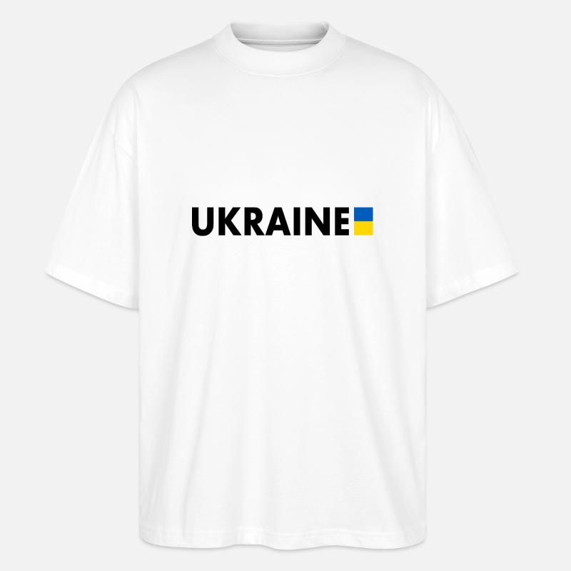 ukraine - Stanley/Stella Oversized Unisex Organic T-shirt Blaster 2.0 - white