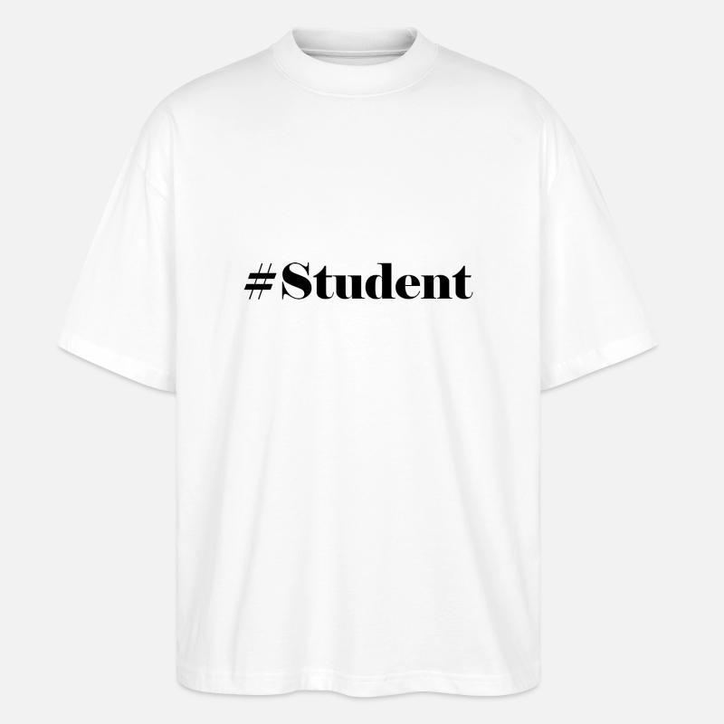 #Student Logo - Stanley/Stella Oversized Unisex Bio T-Shirt Blaster 2.0 - Weiß