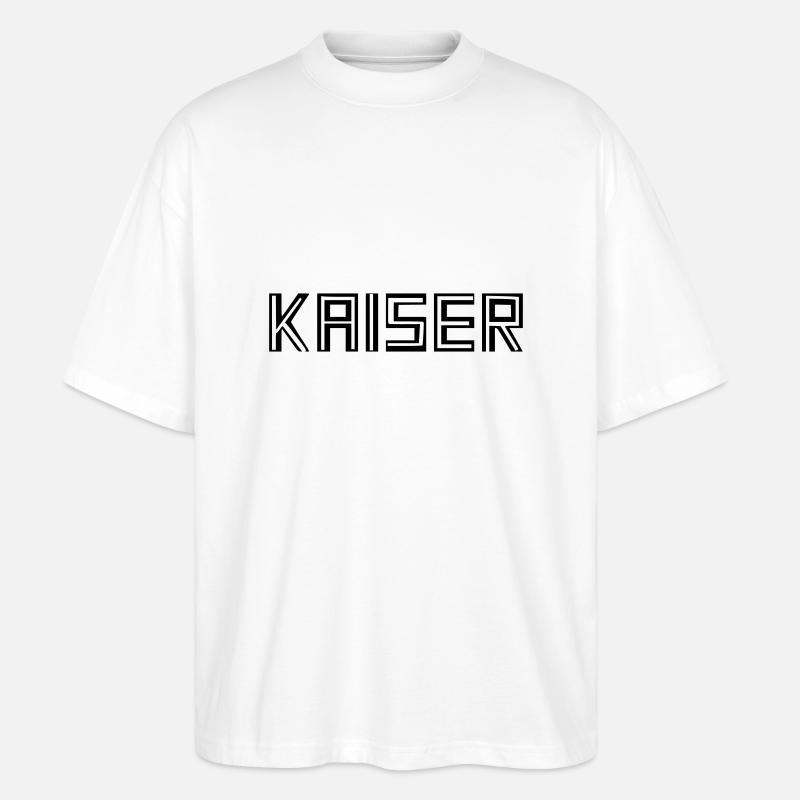 KAISER - Stanley/Stella Oversized Unisex Bio T-Shirt Blaster 2.0 - Weiß