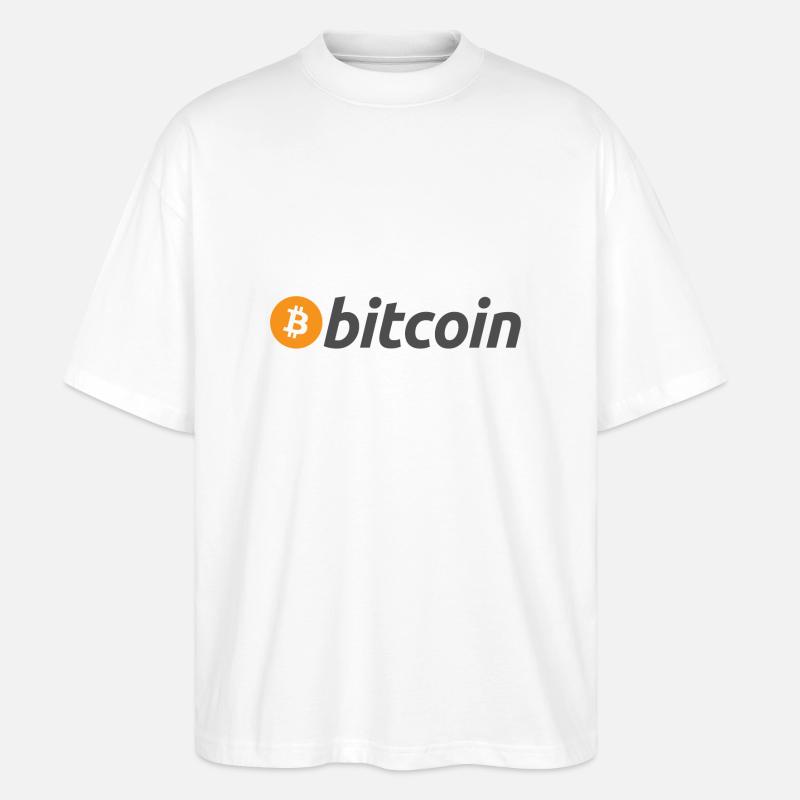 Bitcoin - Stanley/Stella Oversized Unisex Bio T-Shirt Blaster 2.0 - Weiß