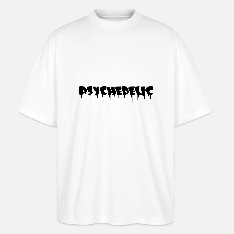 Psychedelic Graffiti - T-shirt bio Blaster 2.0 coupe oversize Stanley/Stella Unisexe - blanc