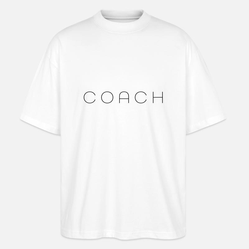 coach - Stanley/Stella Oversized Unisex Bio T-Shirt Blaster 2.0 - Weiß