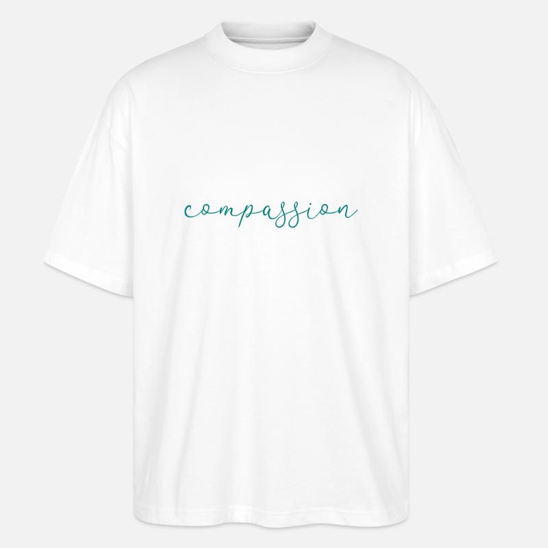 Mitleid - Stanley/Stella Oversized Unisex Bio T-Shirt Blaster 2.0 - Weiß