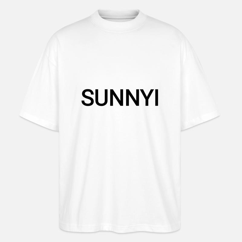 Sunnyi Name - Stanley/Stella Oversized Unisex Bio T-Shirt Blaster 2.0 - Weiß