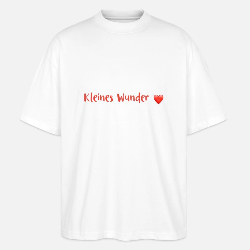Kleines Wunder - Stanley/Stella Oversized Unisex Bio T-Shirt Blaster 2.0 - Weiß