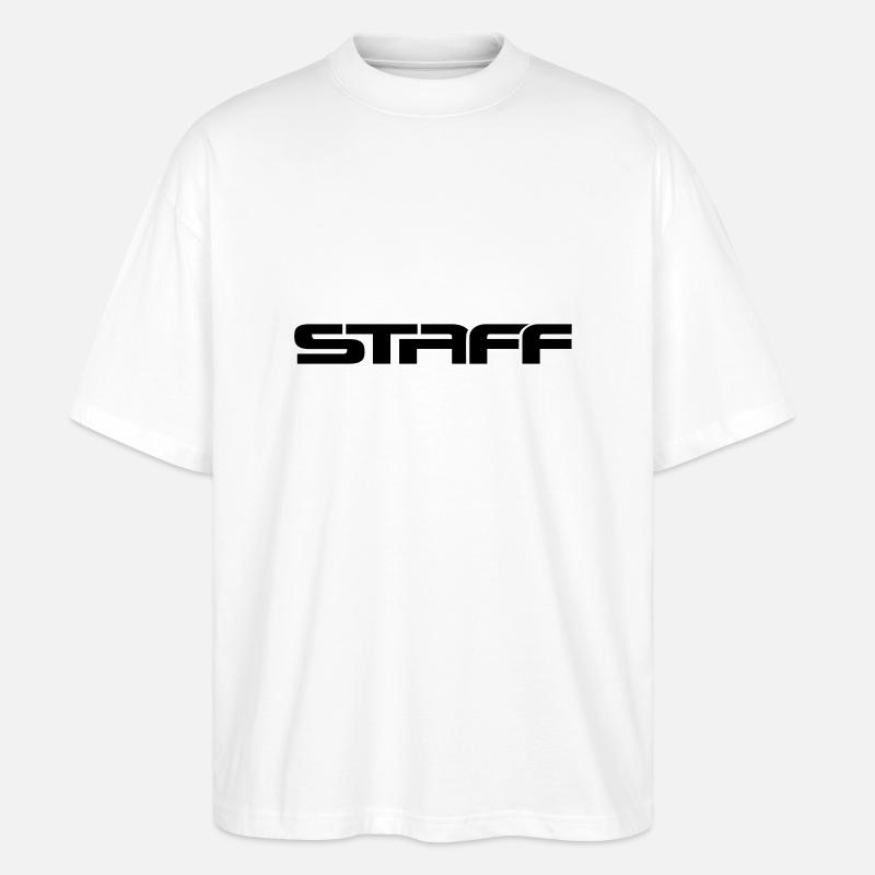 Staff__V002 - Stanley/Stella Oversized Unisex Bio T-Shirt Blaster 2.0 - Weiß