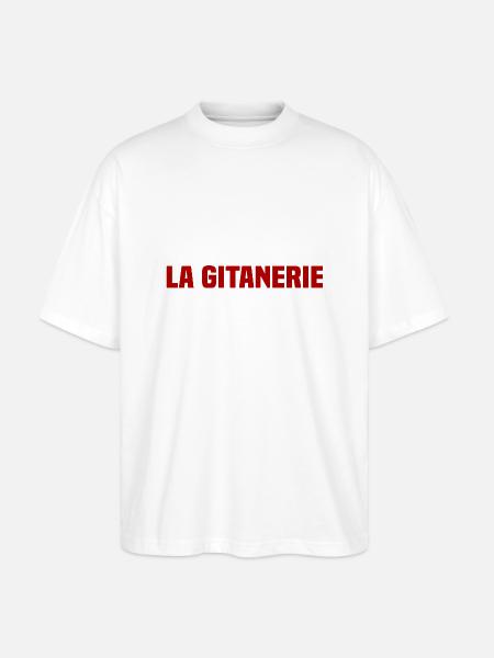 La Gitanerie - T-shirt bio Blaster 2.0 coupe oversize Stanley/Stella Unisexe - blanc