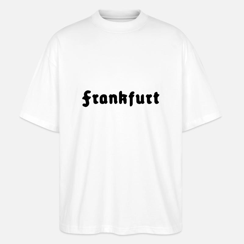 Frankfurt - Stanley/Stella Oversized Unisex Bio T-Shirt Blaster 2.0 - Weiß