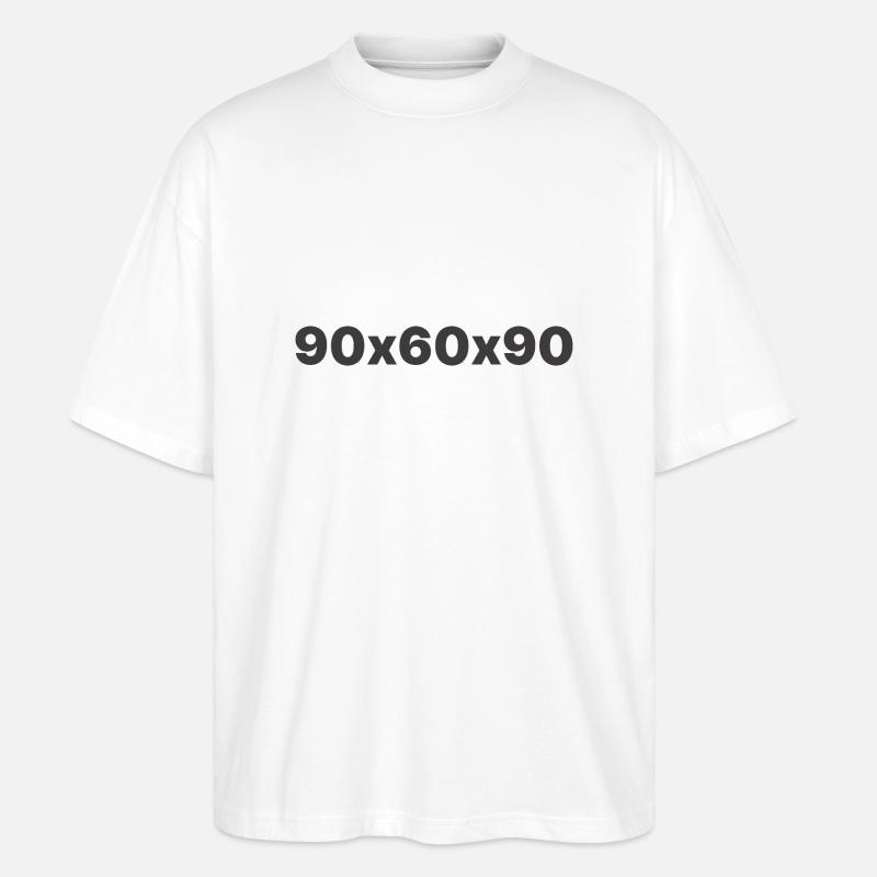 90х60х90 - Stanley/Stella Oversized Unisex Bio T-Shirt Blaster 2.0 - Weiß