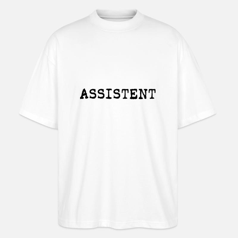 Assistent - Stanley/Stella Oversized Unisex Bio T-Shirt Blaster 2.0 - Weiß