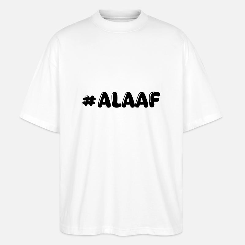 alaaf - Stanley/Stella Oversized Unisex Bio T-Shirt Blaster 2.0 - Weiß