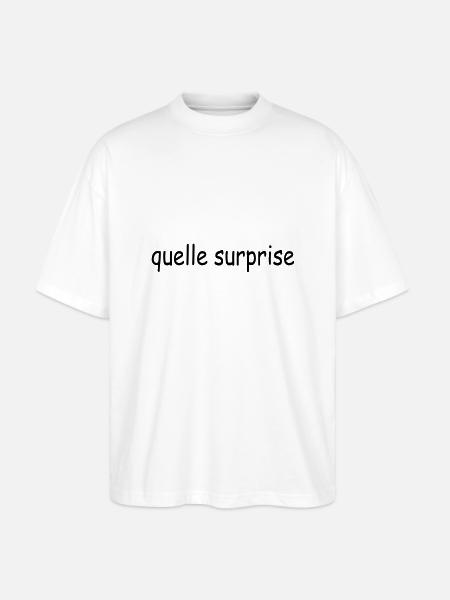 Source : Surprise - T-shirt bio Blaster 2.0 coupe oversize Stanley/Stella Unisexe - blanc