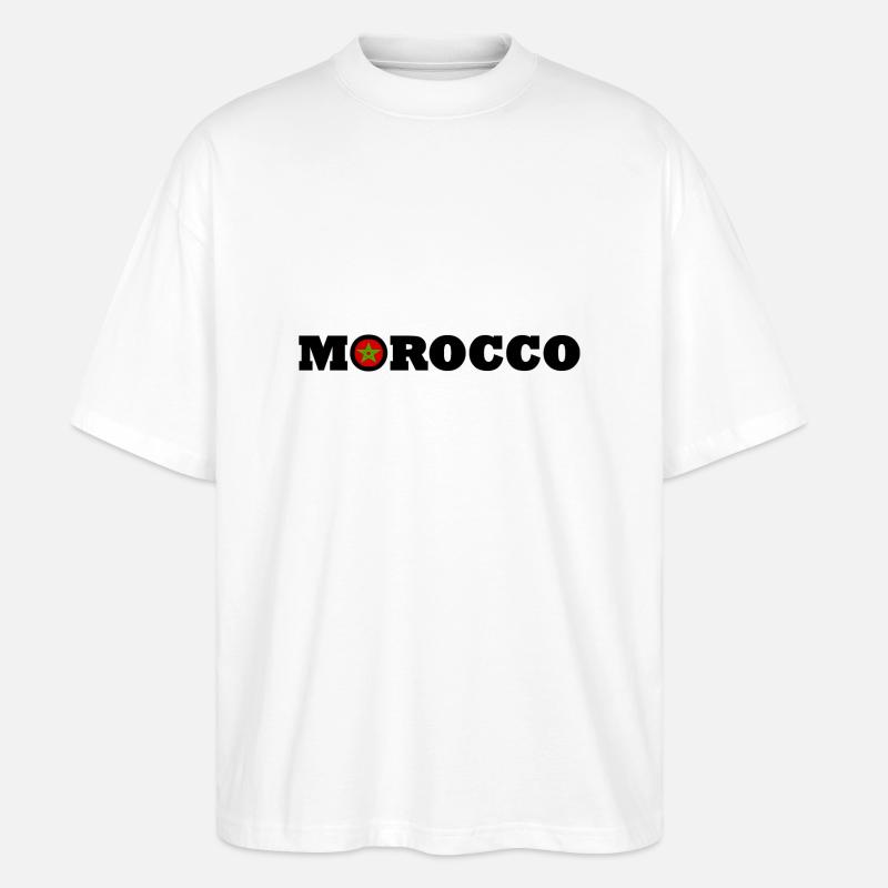 Maroc - T-shirt bio Blaster 2.0 coupe oversize Stanley/Stella Unisexe - blanc