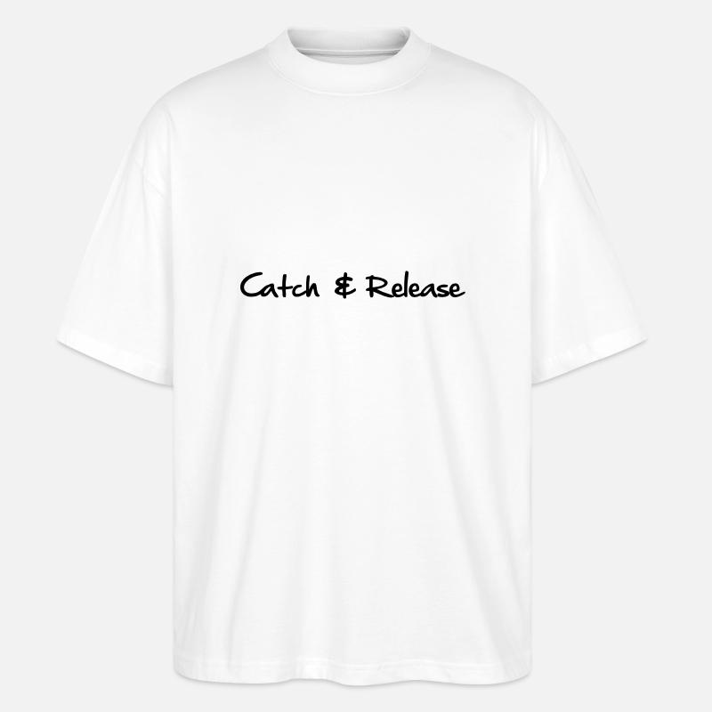 attraper et relâcher - T-shirt bio Blaster 2.0 coupe oversize Stanley/Stella Unisexe - blanc