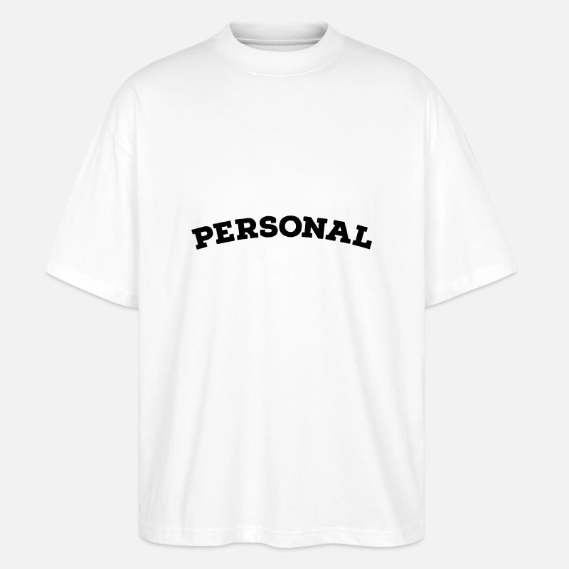 PERSONAL - Stanley/Stella Oversized Unisex Bio T-Shirt Blaster 2.0 - Weiß