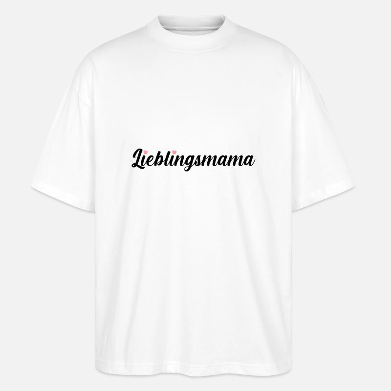 Mutter Beste Mama - Stanley/Stella Oversized Unisex Bio T-Shirt Blaster 2.0 - Weiß