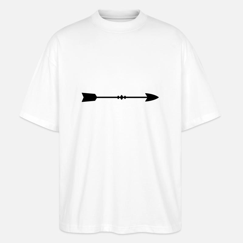 arrow - Stanley/Stella Oversized Unisex Organic T-shirt Blaster 2.0 - white