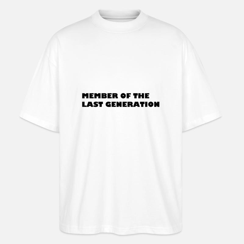 Last Generation - Stanley/Stella Oversized Unisex Bio T-Shirt Blaster 2.0 - Weiß