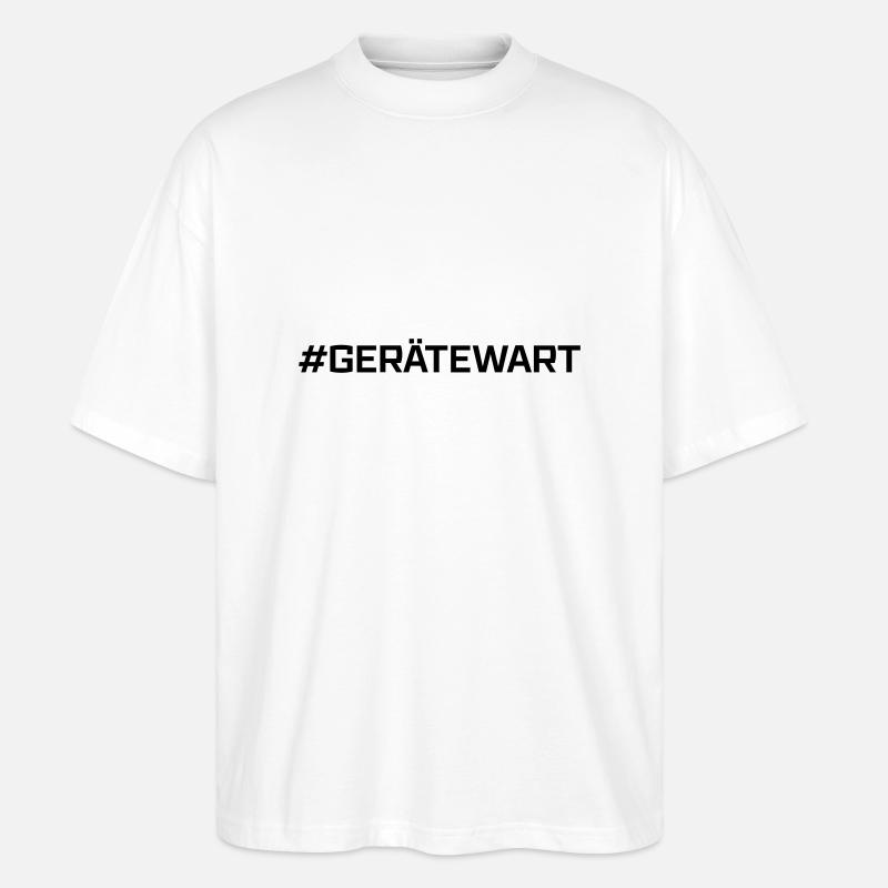 #Gerätewart - Stanley/Stella Oversized Unisex Bio T-Shirt Blaster 2.0 - Weiß
